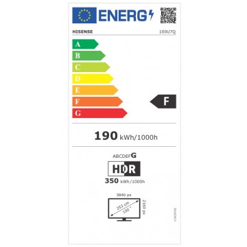 Hisense Smart Τηλεόραση 100" 4K UHD Mini LED U7Q HDR (2025) 100U7Q